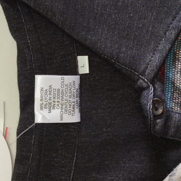 NEW with Tags Parsley & Sage Size L black button down blouse - Picture 6 of 9